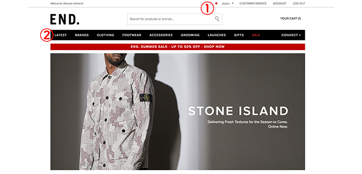 END.（エンド）の商品の買い方解説画像01