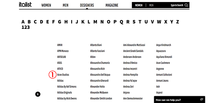 Italist(イタリスト)の商品の買い方解説画像03