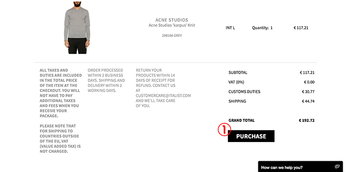 Italist(イタリスト)の商品の買い方解説画像12